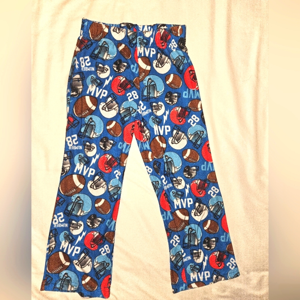Football pajama pants size XS 4-5